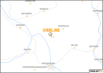 map of Xiaolihe