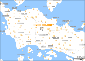 map of Xiaolingxia