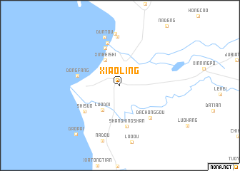 map of Xiaoling