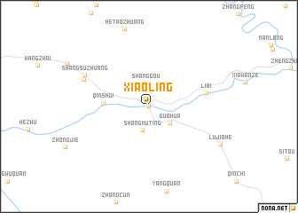 map of Xiaoling