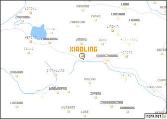 map of Xiaoling