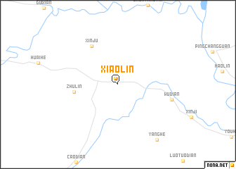 map of Xiaolin