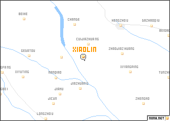 map of Xiaolin