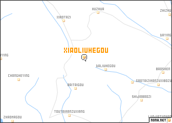 map of Xiaoliuhegou