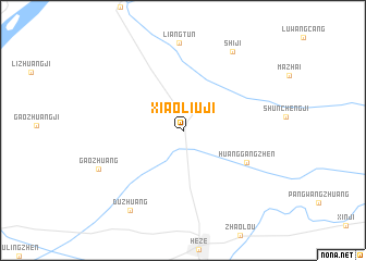 map of Xiaoliuji