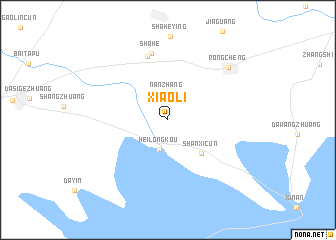 map of Xiaoli