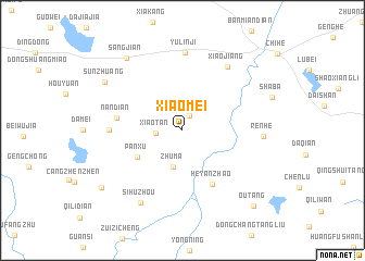 map of Xiaomei