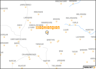 map of Xiaomianqian