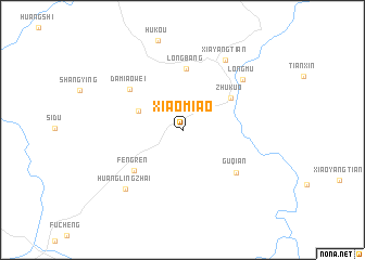 map of Xiaomiao