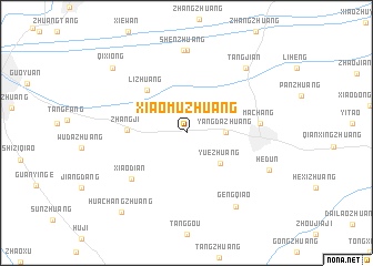 map of Xiaomuzhuang