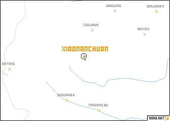 map of Xiaonanchuan