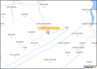 map of Xiaonangou