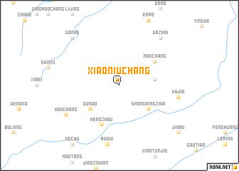 map of Xiaoniuchang