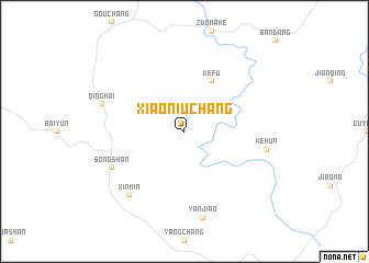 map of Xiaoniuchang