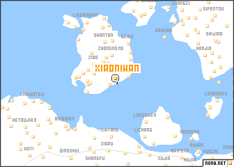 map of Xiaoniwan