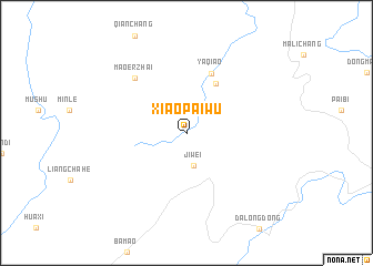 map of Xiaopaiwu