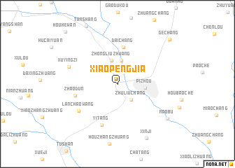 map of Xiaopengjia