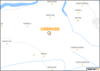 map of Xiaopikou