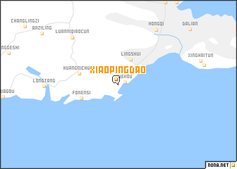 map of Xiaopingdao