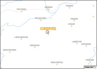 map of Xiaoping