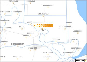 map of Xiaopugang