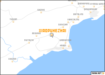 map of Xiaopuhezhai