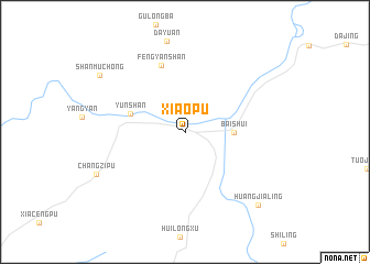 map of Xiaopu
