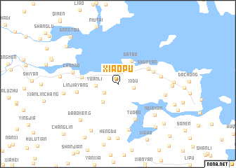 map of Xiaopu