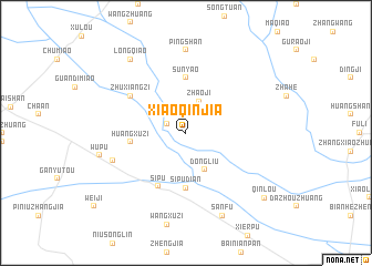 map of Xiaoqinjia