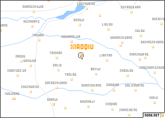 map of Xiaoqiu