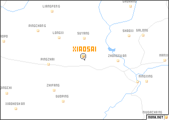 map of Xiaosai