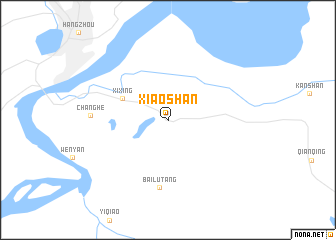 map of Xiaoshan