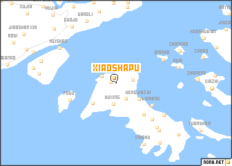 map of Xiaoshapu