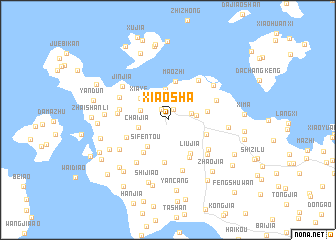 map of Xiaosha