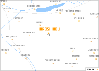 map of Xiaoshikou