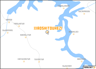 map of Xiaoshitouhezi