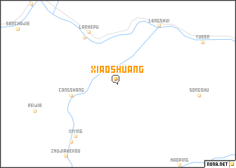 map of Xiaoshuang