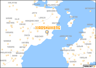 map of Xiaoshuikeng