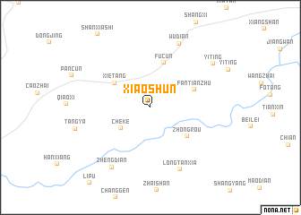 map of Xiaoshun