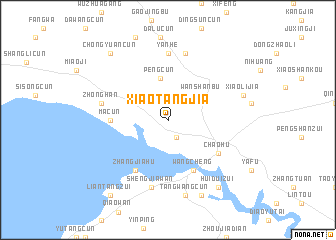 map of Xiaotangjia