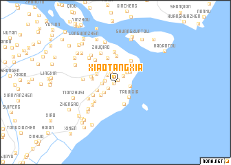 map of Xiaotangxia