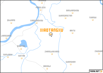 map of Xiaotangxu