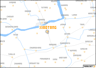 map of Xiaotang