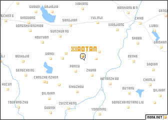 map of Xiaotan