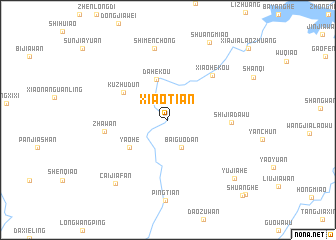 map of Xiaotian