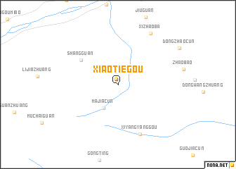 map of Xiaotiegou