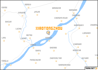 map of Xiaotongzhou