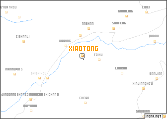 map of Xiaotong