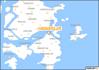 map of Xiaowangjin