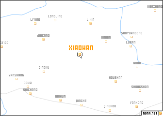 map of Xiaowan